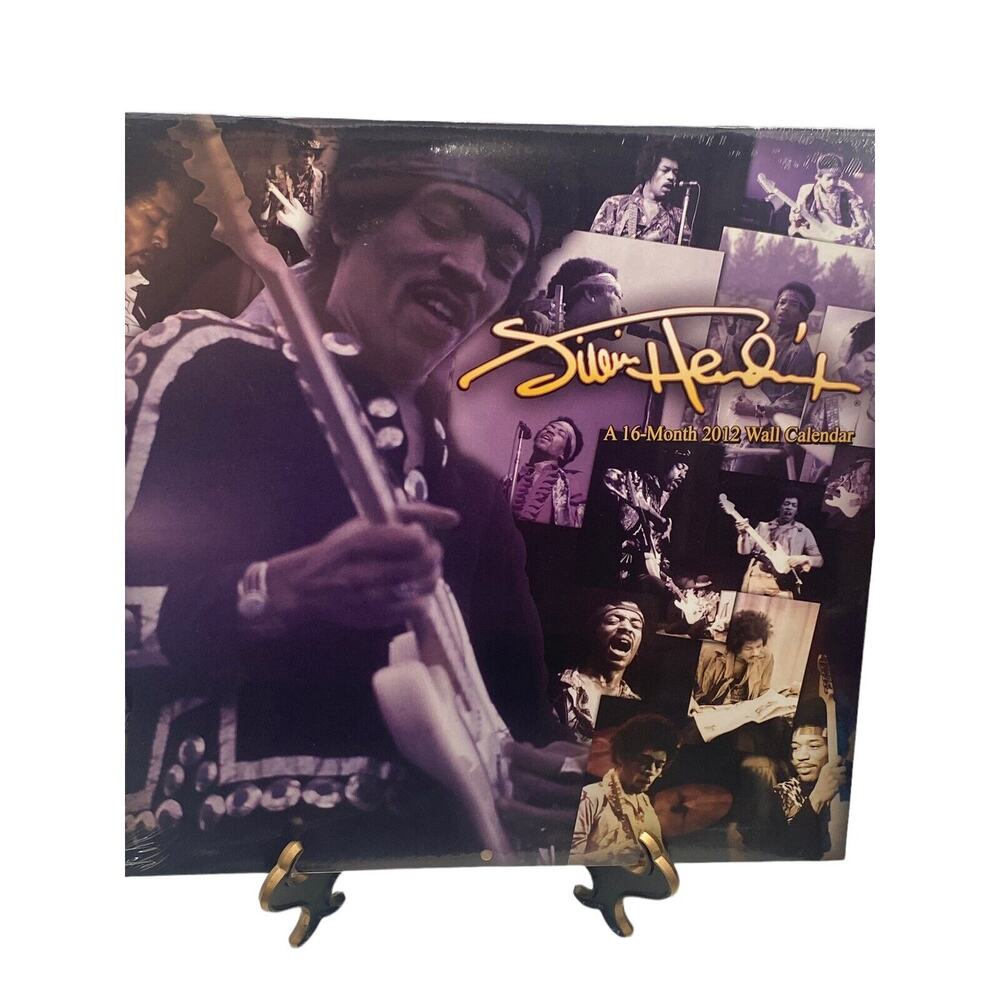 Authentic Jimi Hendrix Wall Calendar 2012 New Sealed Collectors Item Memorabilia